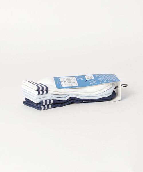 adidas（アディダス）の「トレフォイル アンクルソックス 3足組み [TREFOIL ANKLE SOCKS 3 PAIRS]  / アディダスオリジナルス adidas Originals（ソックス/靴下・メンズ・ホワイト/ブラック/ホワイト×ネイビー/ホワイト×レッド/ホワイト×グレー/ホワイト×ブラック/オフホワイト/マルチ/ホワイト系その他/オリーブ/グリーン/ホワイト×グリーン/ホワイト系その他2/ブラック系その他・19-21cm/22.0～24.0cm/24.0～26.0cm/27.0～29.0cm/17-19cm）」の18枚目の写真