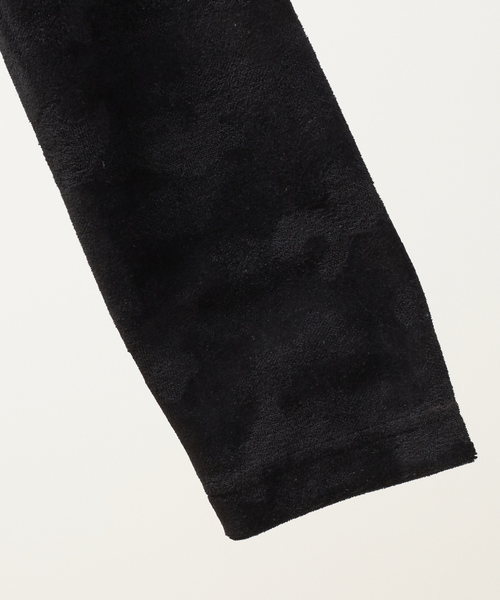 5351 POUR LES HOMMES(ゴーサンゴーイチプールオム)の「パッチワークベロアVネックカットソー(Tシャツ/カットソー・メンズ・ネイビー/ブラック/カーキ・50/44/46/48)」の9枚目の写真