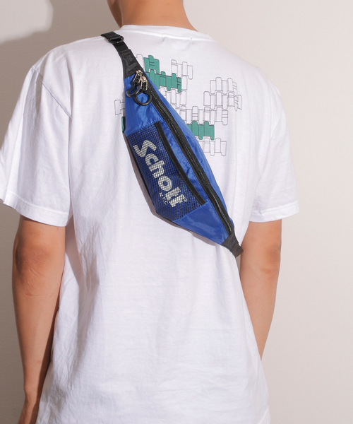 And A（アンドエー）の「SCHOTT ショット / NYLON WAIST BAG ナイロン ウエスト ボディ バッグ / 3199048（ボディバッグ/ウエストポーチ・メンズ・ホワイト/ブラック/エンジ/オリーブ/イエロー/ブルー/グリーン系カモフラージュ・FREE）」の11枚目の写真