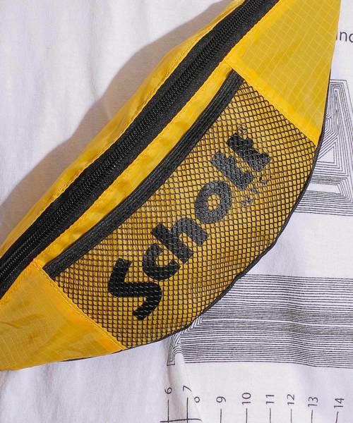 And A（アンドエー）の「SCHOTT ショット / NYLON WAIST BAG ナイロン ウエスト ボディ バッグ / 3199048（ボディバッグ/ウエストポーチ・メンズ・ホワイト/ブラック/エンジ/オリーブ/イエロー/ブルー/グリーン系カモフラージュ・FREE）」の22枚目の写真