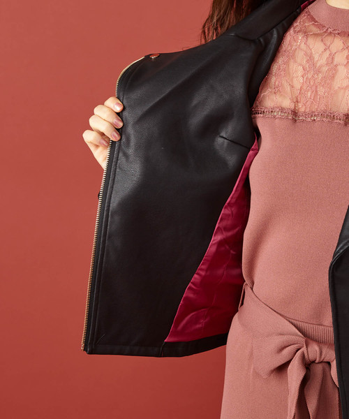 MIIA - ミーア　スウェードライダース MIIA（ミーア）の「スウェードライダースジャケット（ライダース