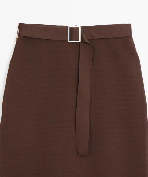 &g'aime（アンジェム）の「【＆g'aime】サイドスリットタイトニットスカート（スカート・レディース・ブラック/ブラウン/グレイッシュベージュ・FREE）」の16枚目の写真