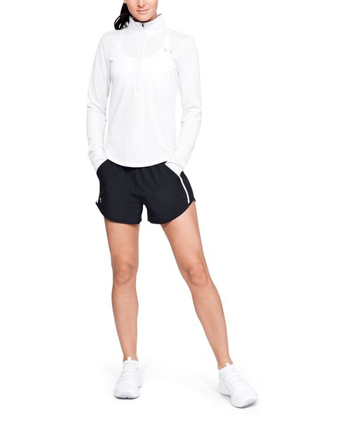 UNDER ARMOUR(アンダーアーマー)の「UAフライバイ エクスポーズ ショーツ(ランニング/ショートパンツ/WOMEN)(その他パンツ・レディース・ブラック×ホワイト/チャコールグレー×ブラック・LG/MD/SM/XL)」の7枚目の写真