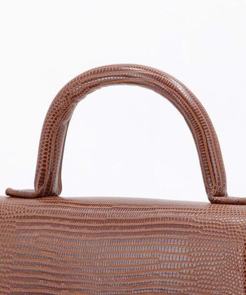 TILLETT（ティレット）の「＜TILLETT＞エンボスミニショルダーバッグ -2WAY-（ショルダーバッグ・レディース・ブラウン/ブラック・FREE）」の10枚目の写真