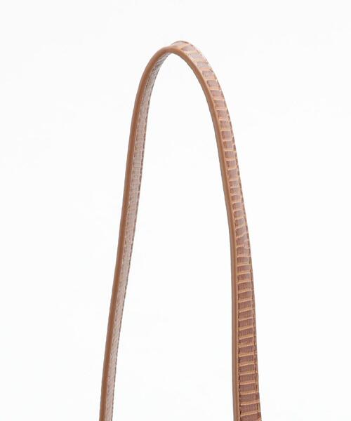 TILLETT（ティレット）の「＜TILLETT＞エンボスミニショルダーバッグ -2WAY-（ショルダーバッグ・レディース・ブラウン/ブラック・FREE）」の11枚目の写真