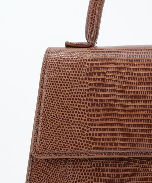 TILLETT（ティレット）の「＜TILLETT＞エンボスミニショルダーバッグ -2WAY-（ショルダーバッグ・レディース・ブラウン/ブラック・FREE）」の12枚目の写真