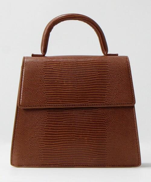 TILLETT（ティレット）の「＜TILLETT＞エンボスミニショルダーバッグ -2WAY-（ショルダーバッグ・レディース・ブラウン/ブラック・FREE）」の13枚目の写真