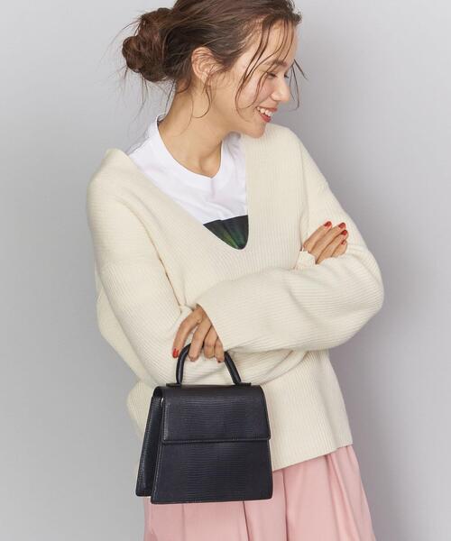 TILLETT（ティレット）の「＜TILLETT＞エンボスミニショルダーバッグ -2WAY-（ショルダーバッグ・レディース・ブラウン/ブラック・FREE）」の8枚目の写真