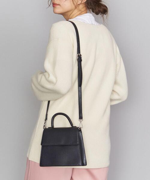 TILLETT（ティレット）の「＜TILLETT＞エンボスミニショルダーバッグ -2WAY-（ショルダーバッグ・レディース・ブラウン/ブラック・FREE）」の9枚目の写真