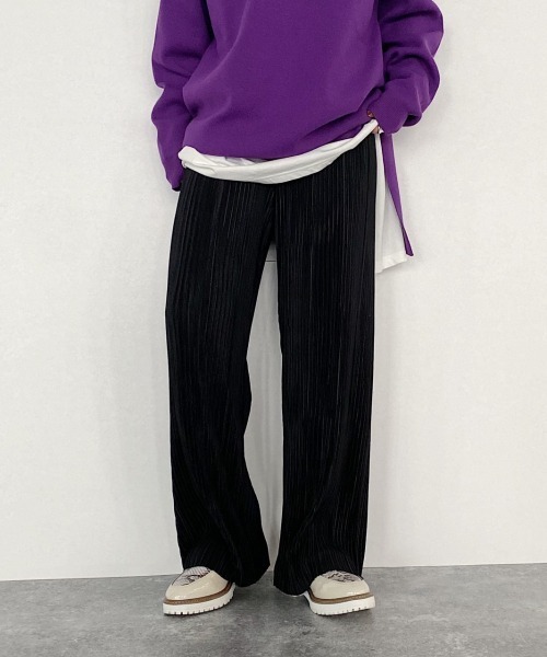 PAGEBOY（ページボーイ）の「マイクロプリーツカットパンツ