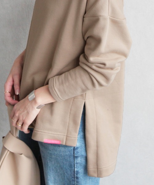 reca（レカ）の「筆記体 ロゴスウェット（スウェット・レディース・アイボリー/ブラック/カーキ/ベージュ・FREE）」の19枚目の写真