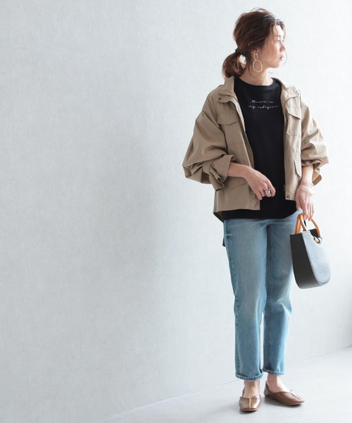 reca（レカ）の「筆記体 ロゴスウェット（スウェット・レディース・アイボリー/ブラック/カーキ/ベージュ・FREE）」の17枚目の写真