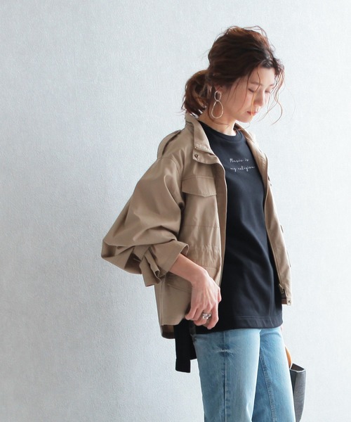 reca（レカ）の「筆記体 ロゴスウェット（スウェット・レディース・アイボリー/ブラック/カーキ/ベージュ・FREE）」の16枚目の写真