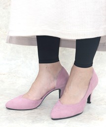 【CELINE】新品　スエードピンクパンプス Vカット 大人気☆ CELINE Vカット パンプス フィービー スエード ピンク 37