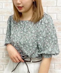 apres jour | フラワースクエアブラウス【ZOZOTOWN限定アイテム】(シャツ/ブラウス)