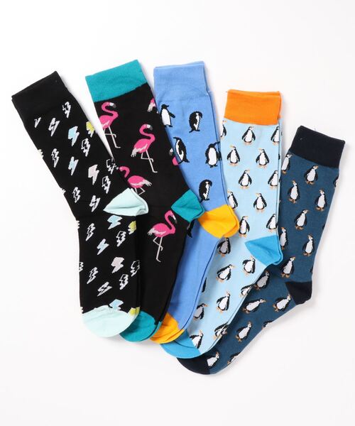 Jubilee(ジュビリー)の「ポップデザイン メンズソックス5足セット(ソックス/靴下・メンズ・その他1/その他2/その他3/その他4/その他5/その他6/その他7/その他12/その他11/その他10/その他9/その他8/その他13/その他14/その他15/その他16/その他17/その他18/その他20/その他24/その他23/その他22/その他21/その他19・FREE)」の5枚目の写真