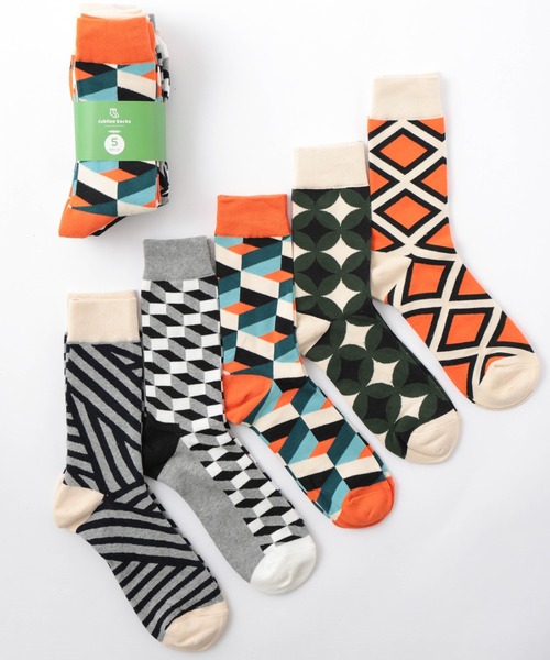 Jubilee(ジュビリー)の「ポップデザイン メンズソックス5足セット(ソックス/靴下・メンズ・その他1/その他2/その他3/その他4/その他5/その他6/その他7/その他12/その他11/その他10/その他9/その他8/その他13/その他14/その他15/その他16/その他17/その他18/その他20/その他24/その他23/その他22/その他21/その他19・FREE)」の8枚目の写真