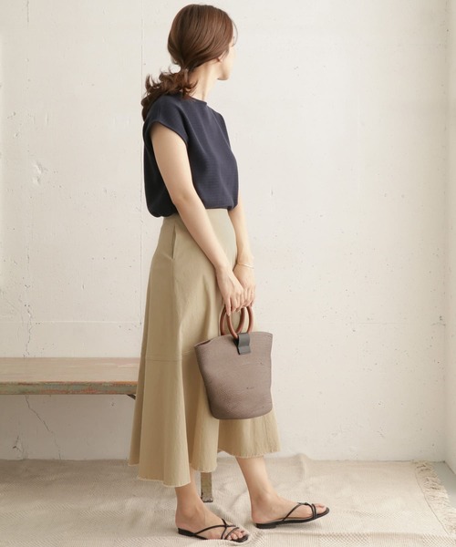 URBAN RESEARCH DOORS（アーバンリサーチドアーズ）の「ヘムカットオフスカート（スカート・レディース・ベージュ/アイボリー・38/36）」の6枚目の写真