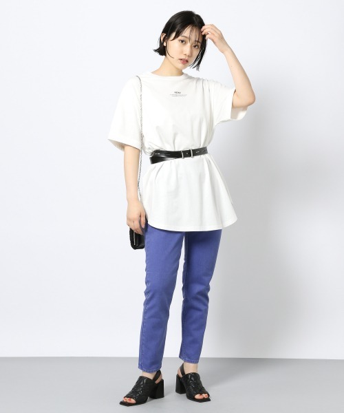 PAGEBOY（ページボーイ）の「カラーデニムパンツ（デニムパンツ・レディース・オフホワイト/ブルー/イエロー系その他・25inch/26inch）」の9枚目の写真