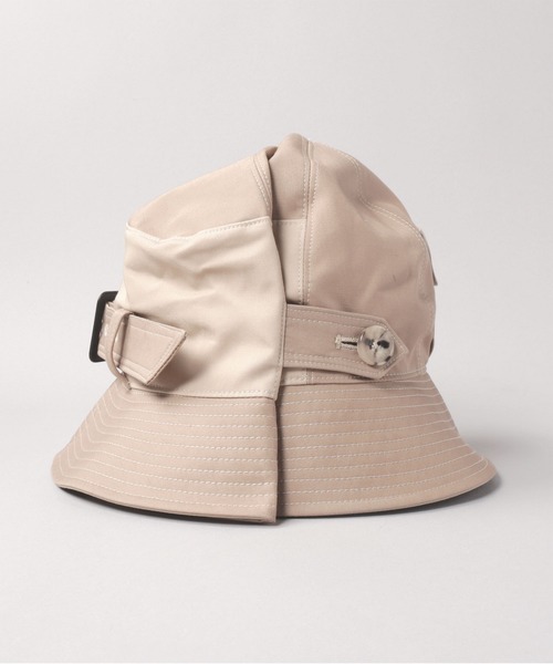 オシャレ【カシラ】トレンチ ライク ハット ベルト バックル