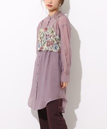 one after another NICE CLAUP | ゴブランビスチェセットシアーシャツ(シャツ/ブラウス)