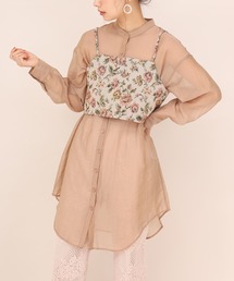 one after another NICE CLAUP | ゴブランビスチェセットシアーシャツ(シャツ/ブラウス)