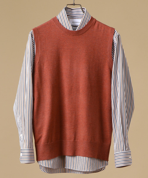 セール 洗えるマシーンウォッシャブルニットベスト ベスト Men S Melrose メンズメルローズ のファッション通販 Zozotown