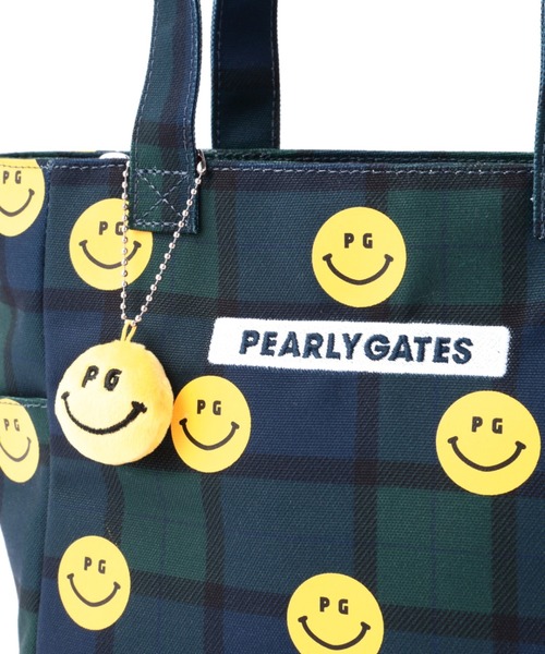 PEARLY GATES】ブラックウォッチ 帆布カートバッグ