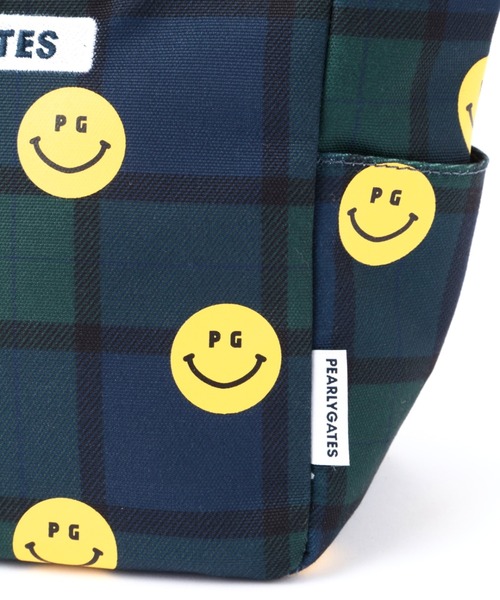 PEARLY GATES】ブラックウォッチ 帆布カートバッグ