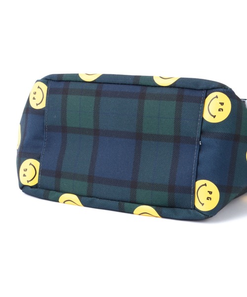 PEARLY GATES】ブラックウォッチ 帆布カートバッグ