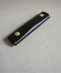 Ag+LEATHER BLACK&WHITE 抗菌バック ハンドルカバー