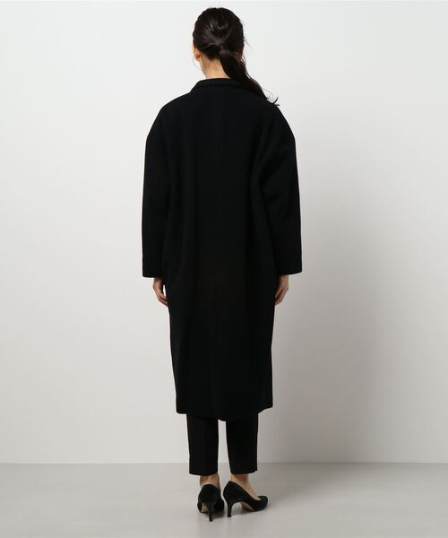 mizuiroind(ミズイロインド)の「【 mizuiro ind / ミズイロインド 】stand collar long coat(その他アウター・レディース・ブラック/ブルーグレー/チャコールグレー・FREE)」の5枚目の写真