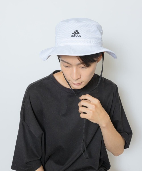adidas（アディダス）の「【adidas】96 ADM BOS LM ADVENTURE / 【アディダス】サイズ展開　UVカットメッシュアドベンチャーハット（ハット・レディース・ブラック/ネイビー/ホワイト・58cm/62cm/56cm/64）」の6枚目の写真