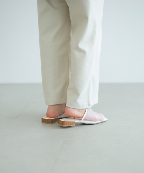 AMERICAN HOLIC（アメリカンホリック）の「オーバーヒールチュールサンダル（サンダル・レディース・ホワイト/ブラック/ダークブラウン/ベージュ・SMALL/MEDIUM/LARGE）」の8枚目の写真