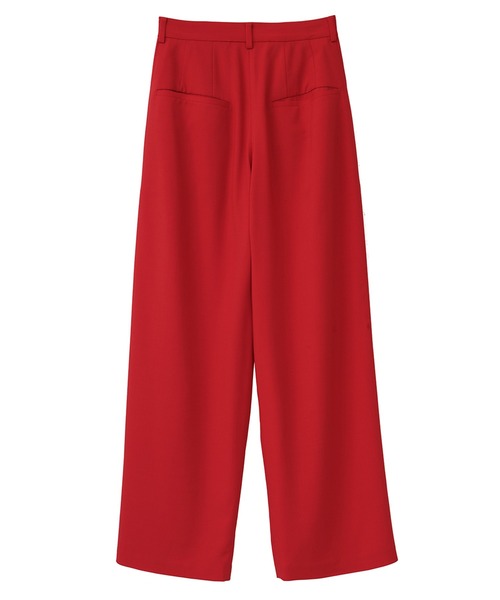 【CLANE/クラネ】BASIC TUCK PANTS 赤 CLANE（クラネ）パンツ特集｜2025年春夏（25SS）新作＆人気