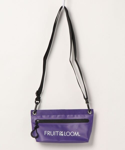 FRUIT OF THE LOOM（フルーツオブザルーム）の「【W】【FRUIT OF THE LOOM】FTL WELDER 2WAY POUCH（ボディバッグ/ウエストポーチ・レディース・ブラック/パープル/イエロー/オレンジ/グリーン・FREE）」の4枚目の写真