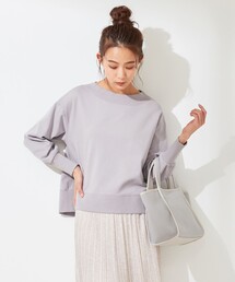 【洗える】ベーシック裏毛 トップス
