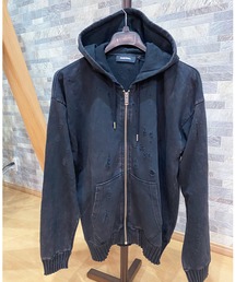 DIESEL S-TOPPER FELPA ダメージ加工 パーカー L 55450530b_8_d_215.jpg
