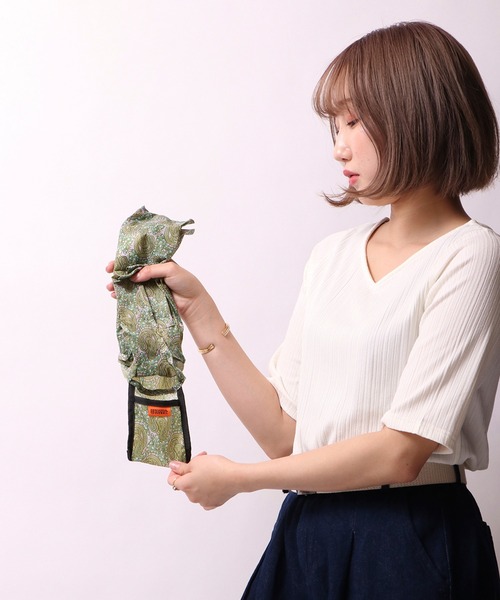 UNIVERSAL OVERALL(ユニバーサルオーバーオール)の「【UNIVERSALOVERALL】ペイズリー柄エコBAG(エコバッグ/サブバッグ・メンズ・モカ/ラベンダー/ホワイト/オレンジ/グレー・FREE)」の21枚目の写真