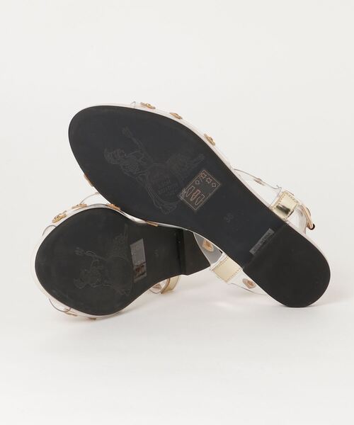 F-TROUPE（エフトゥループ）の「F-TROUPE HEART SANDAL DY42（サンダル・レディース・ホワイト/ピンク/シルバー/ゴールド・40/38/39/36/37）」の6枚目の写真