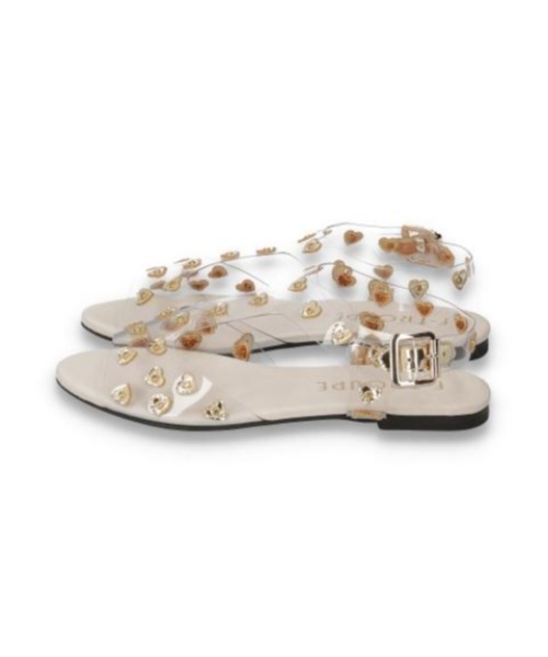 F-TROUPE（エフトゥループ）の「F-TROUPE HEART SANDAL DY42（サンダル・レディース・ホワイト/ピンク/シルバー/ゴールド・40/38/39/36/37）」の18枚目の写真