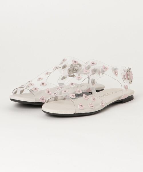 F-TROUPE（エフトゥループ）の「F-TROUPE HEART SANDAL DY42（サンダル・レディース・ホワイト/ピンク/シルバー/ゴールド・40/38/39/36/37）」の8枚目の写真