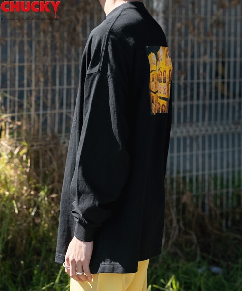 Adoon plain(アドーンプレーン)の「【Adoon plain】CHUCKY×Adoon plain コラボオーバーロンT(Tシャツ/カットソー・メンズ・ホワイト/その他/ライトホワイト/オフホワイト/ブラック/グレー/ライトグレー/チャコールグレー・MEDIUM/LARGE)」の20枚目の写真