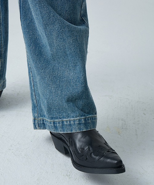 MIXSEVEN（ミックスセブン）の「【MIX SEVEN】Wide Tack Blue Denim Jeans M20D1702（デニムパンツ・メンズ・ブルー・S/M/L）」の11枚目の写真