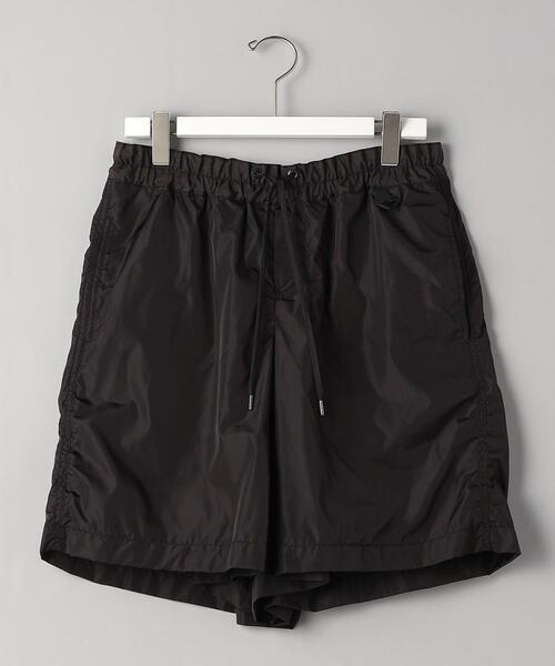 極美品■FUMITO GANRYU【M】変形 ナイロン ショートパンツ ブラック 極美品□FUMITO GANRYU【M】変形 ナイロン ショートパンツ