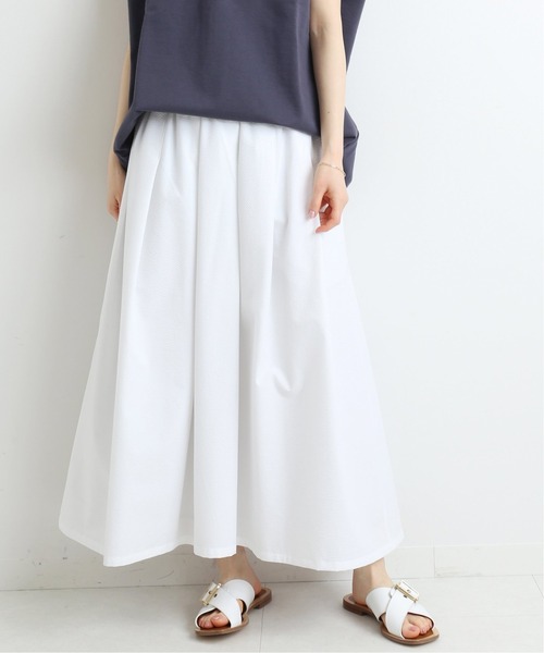 IENA（イエナ）の「サッカーギャザーデザインスカート◆（スカート・レディース・グリーン/ネイビー/ホワイト・34/40/36/38）」の10枚目の写真