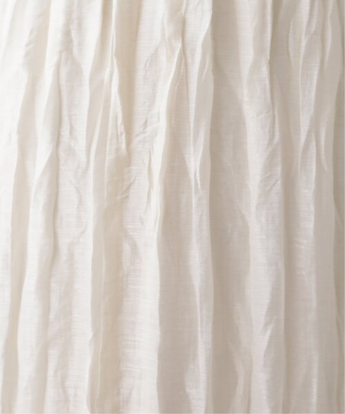 RAY CASSIN（レイカズン）の「シャイニークリンクルティアードスカート（スカート・レディース・ブラック/カーキ/キナリ・FREE）」の5枚目の写真