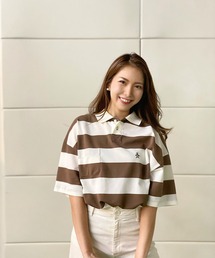 Munsingwear Grand-Slam | ビッグボーダー BIG Fitポロシャツ(ポロシャツ)