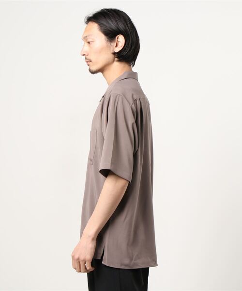 Confirm（コンファーム）の「Confirm / コンファーム PE 無地 / クレリック オープンカラーシャツC（シャツ/ブラウス・メンズ・ピンク系その他/ベージュ/ピンク/ブラック/ミント・M/L）」の16枚目の写真