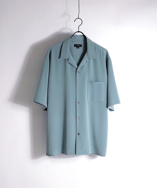 Confirm（コンファーム）の「Confirm / コンファーム PE 無地 / クレリック オープンカラーシャツC（シャツ/ブラウス・メンズ・ピンク系その他/ベージュ/ピンク/ブラック/ミント・M/L）」の3枚目の写真